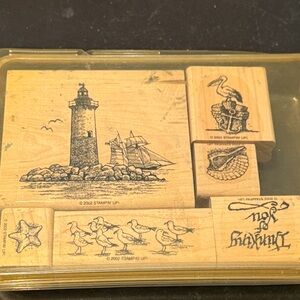 Vintage Y2K Maritime Nautical Stamps | Stampin Up! 2002